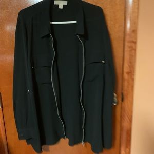 Michael Kors black oversized shirt/ blazer